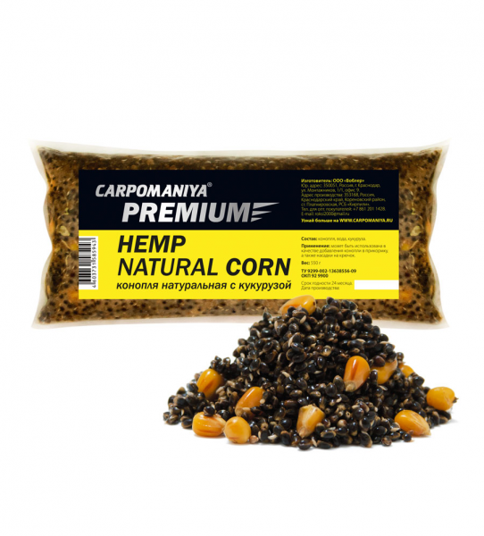 PREMIUM конопля натуральная с кукурузой (пакет)