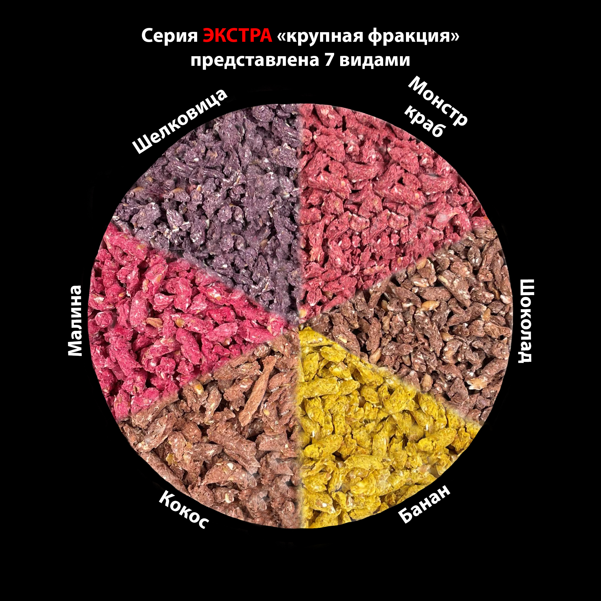 Прикормка экстра Шоколад (крупная фракция) — Карпомания интернет магазин